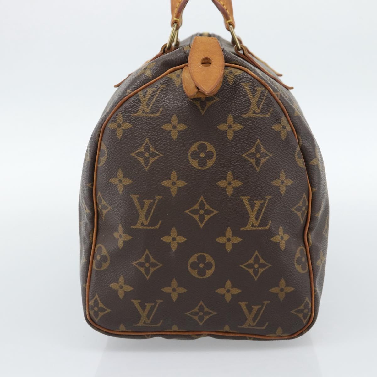 LOUIS VUITTON Monogram Speedy 30 Hand Bag M41526 LV Auth 188523A