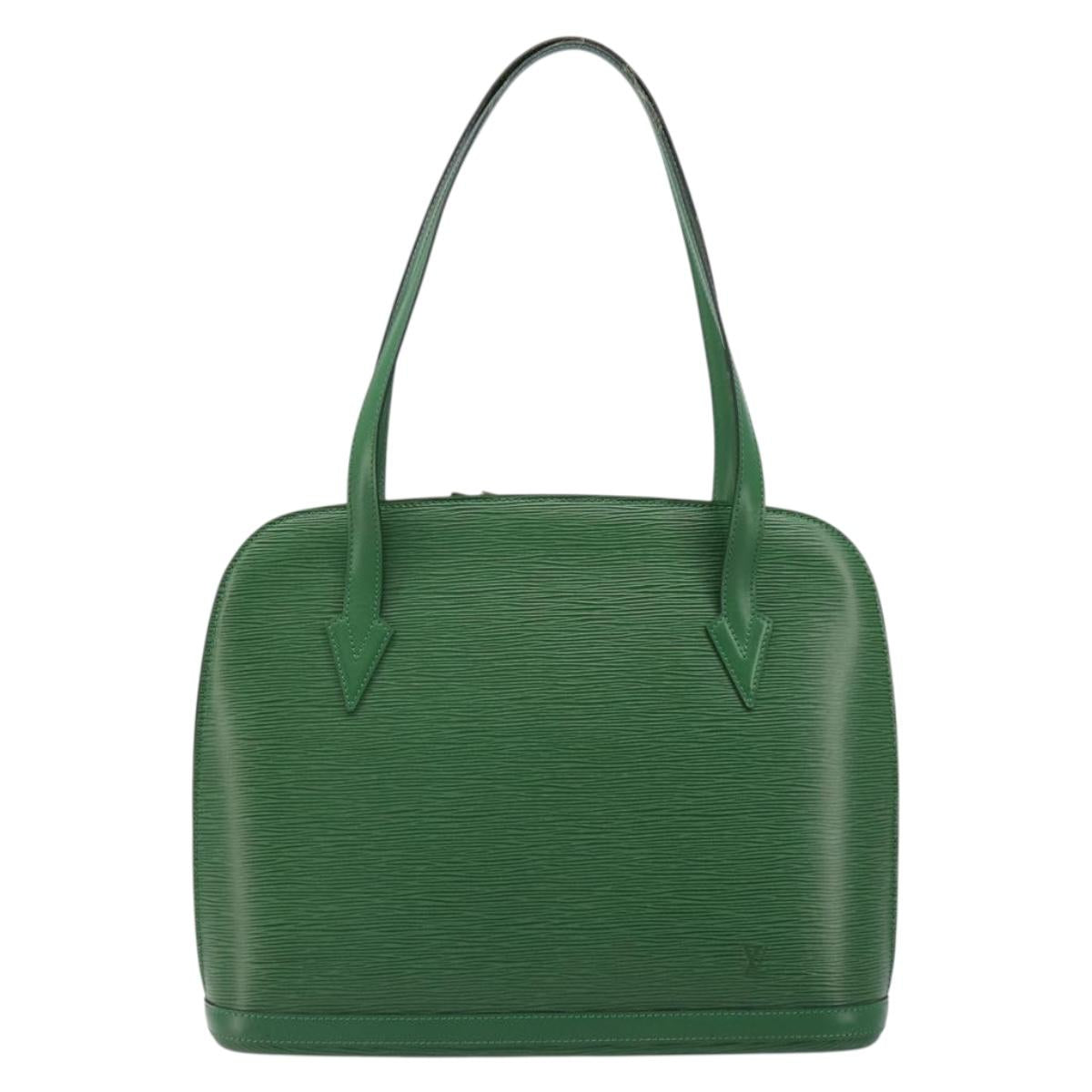 LOUIS VUITTON Epi Lussac Shoulder Bag Green M52284 LV Auth 188524V