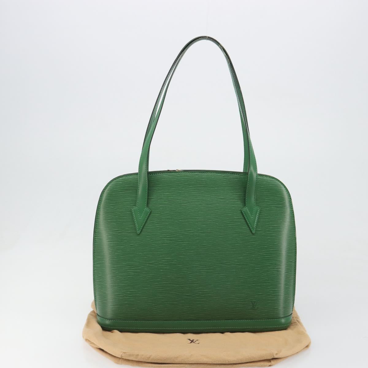 LOUIS VUITTON Epi Lussac Shoulder Bag Green M52284 LV Auth 188524V