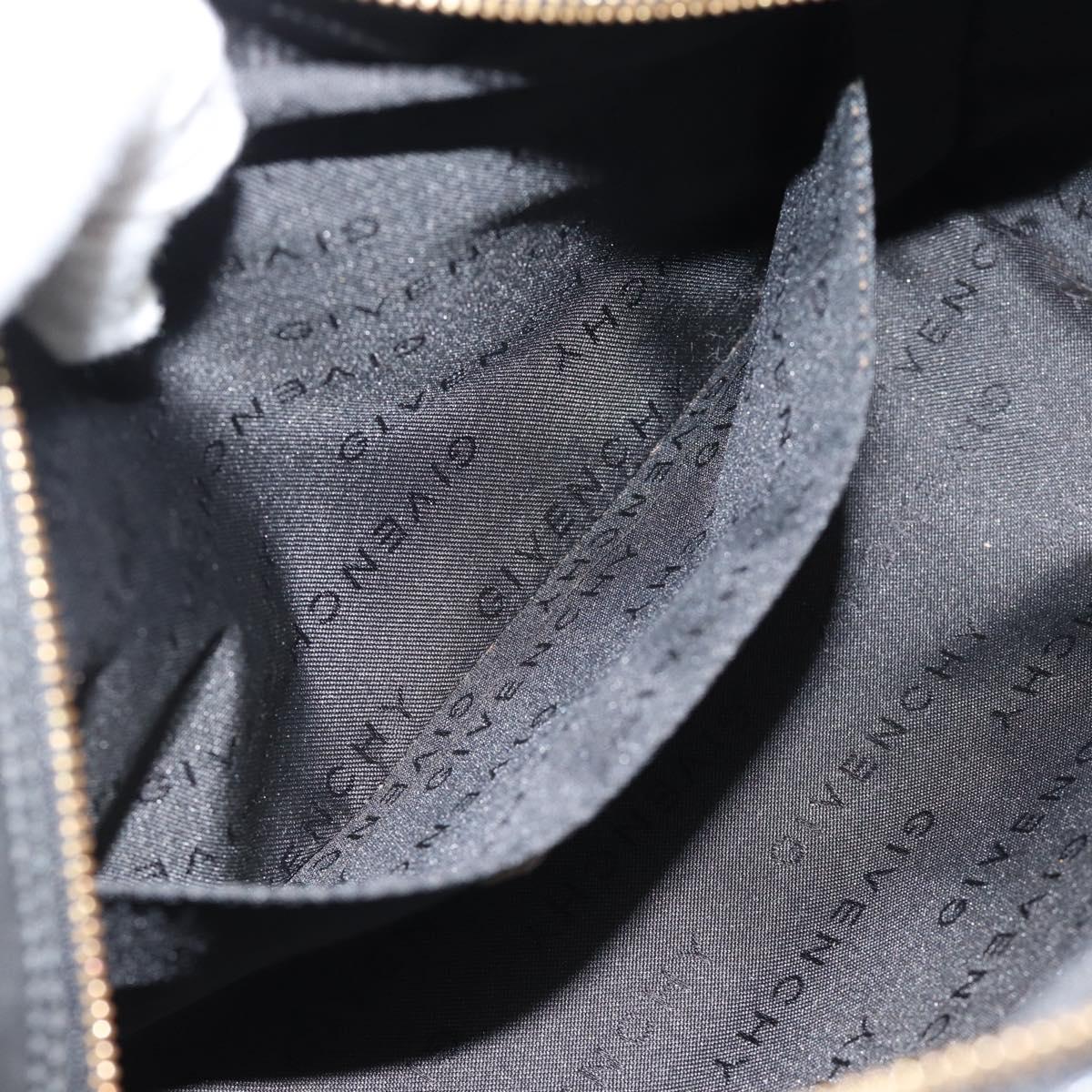 GIVENCHY Shoulder Bag Canvas Black Auth 188526