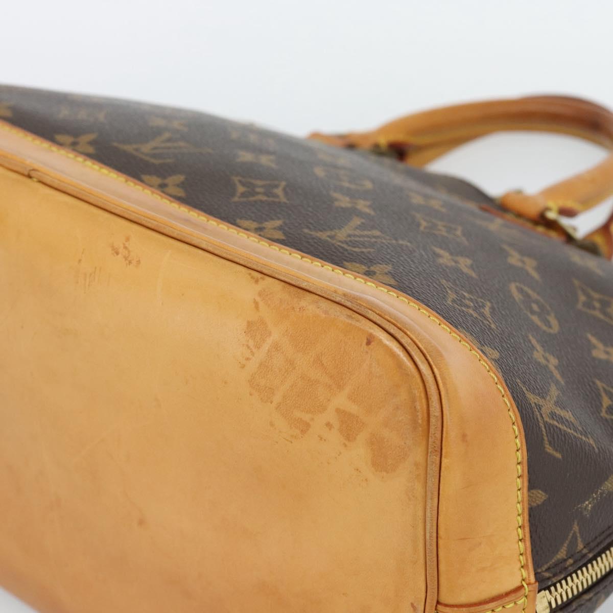 LOUIS VUITTON Monogram Alma Hand Bag M51130 LV Auth 188527