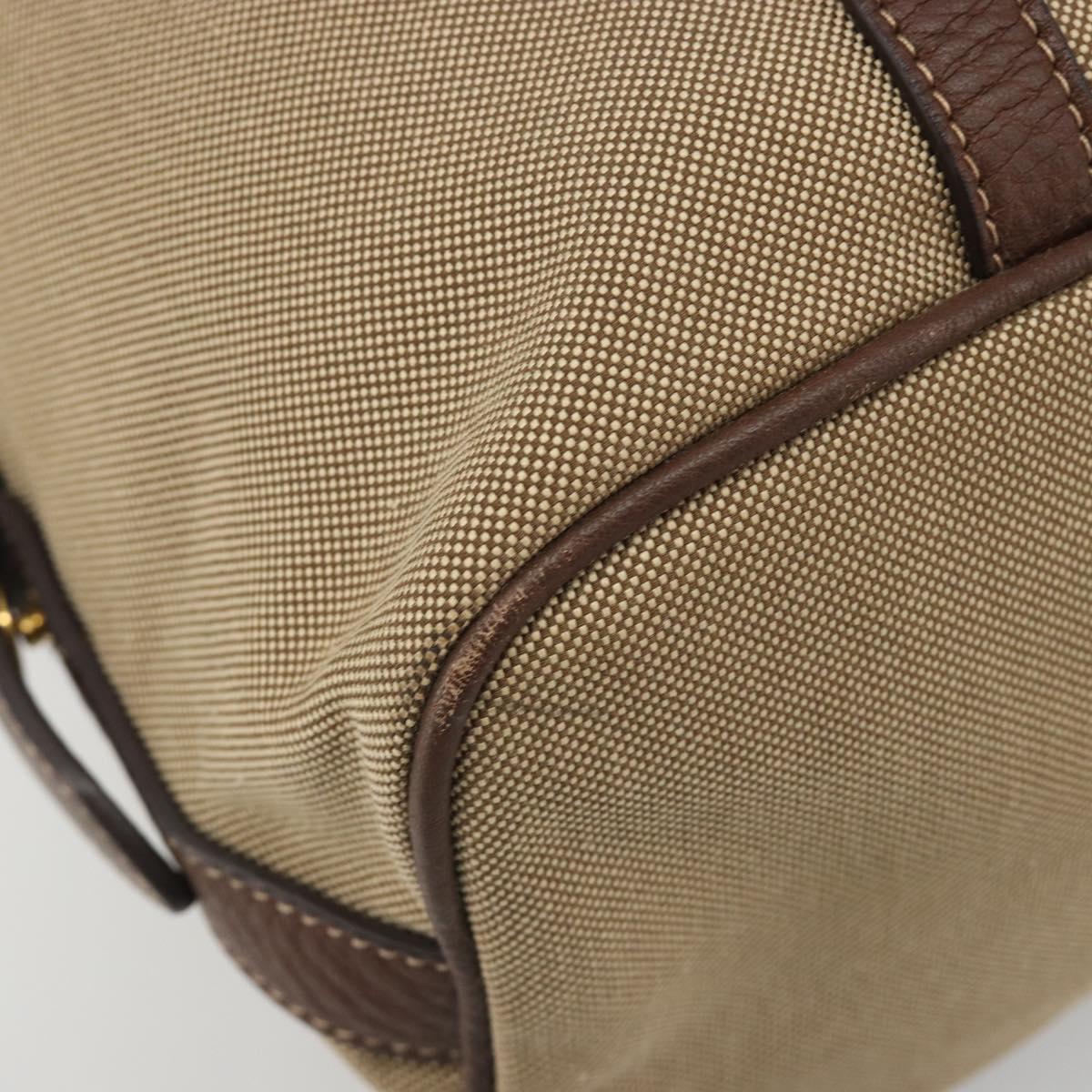 PRADA Shoulder Bag Shoulder Bag Canvas Beige Auth 188534SAV