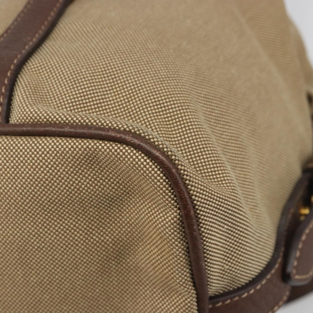 PRADA Shoulder Bag Shoulder Bag Canvas Beige Auth 188534SAV