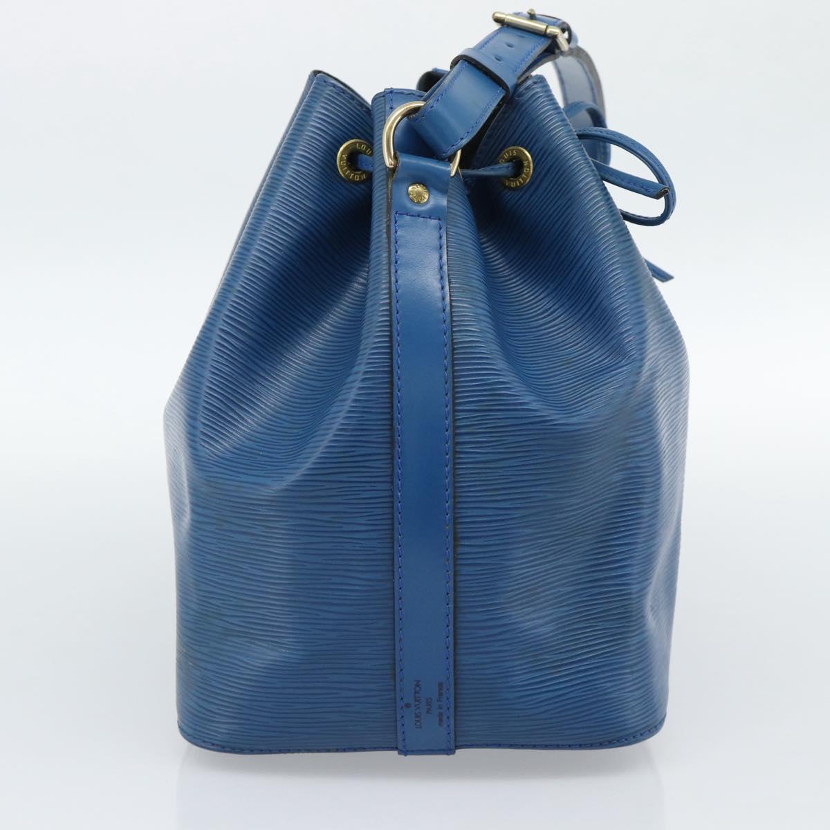 LOUIS VUITTON Epi Petit Noe Shoulder Bag Blue M44105 LV Auth 188537