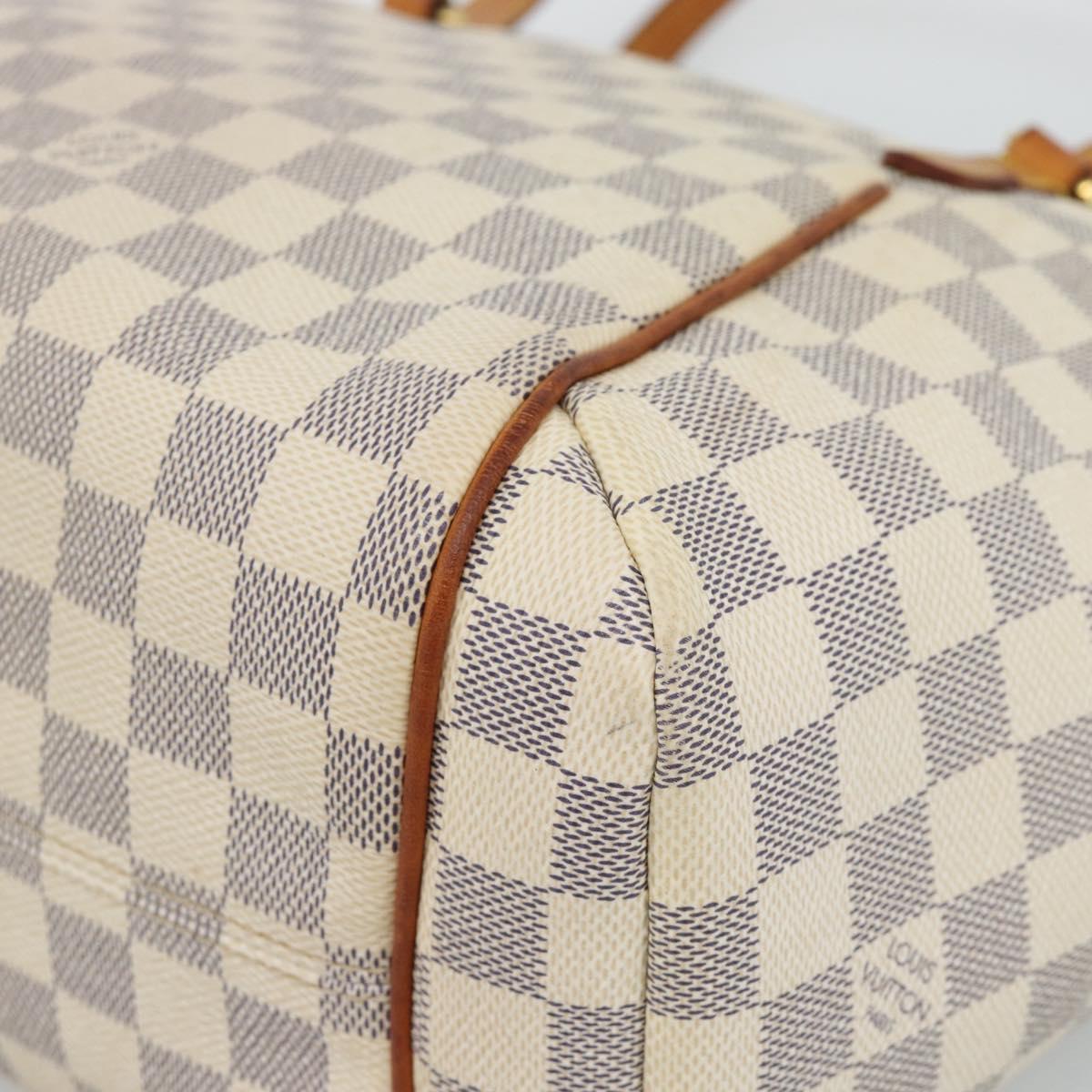 LOUIS VUITTON Damier Azur Totally PM Tote Bag N41280 LV Auth 188538A