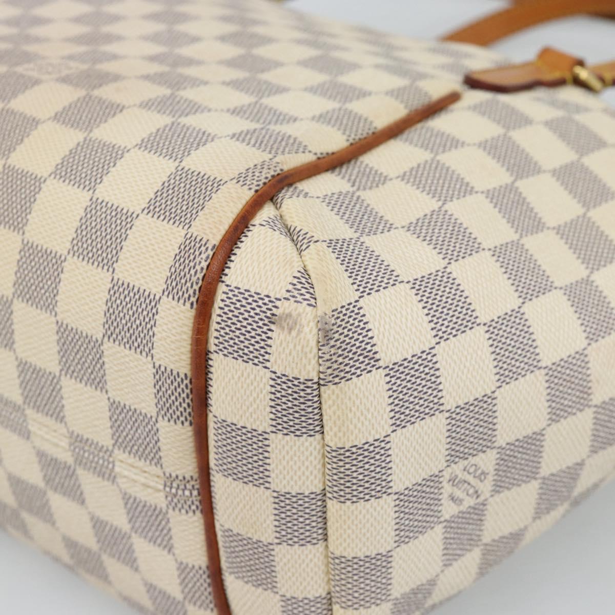 LOUIS VUITTON Damier Azur Totally PM Tote Bag N41280 LV Auth 188538A