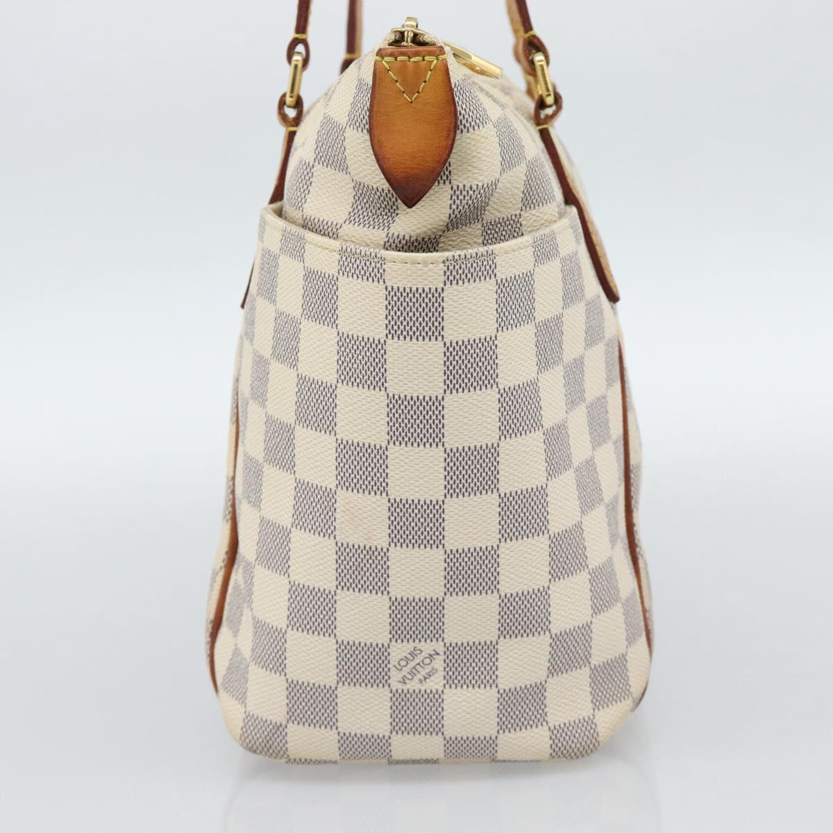 LOUIS VUITTON Damier Azur Totally PM Tote Bag N41280 LV Auth 188538A