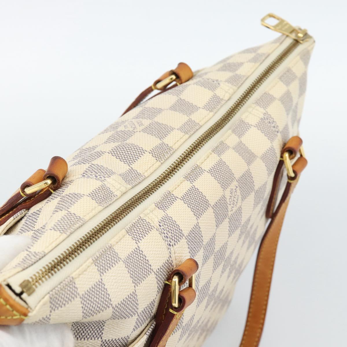LOUIS VUITTON Damier Azur Totally PM Tote Bag N41280 LV Auth 188538A
