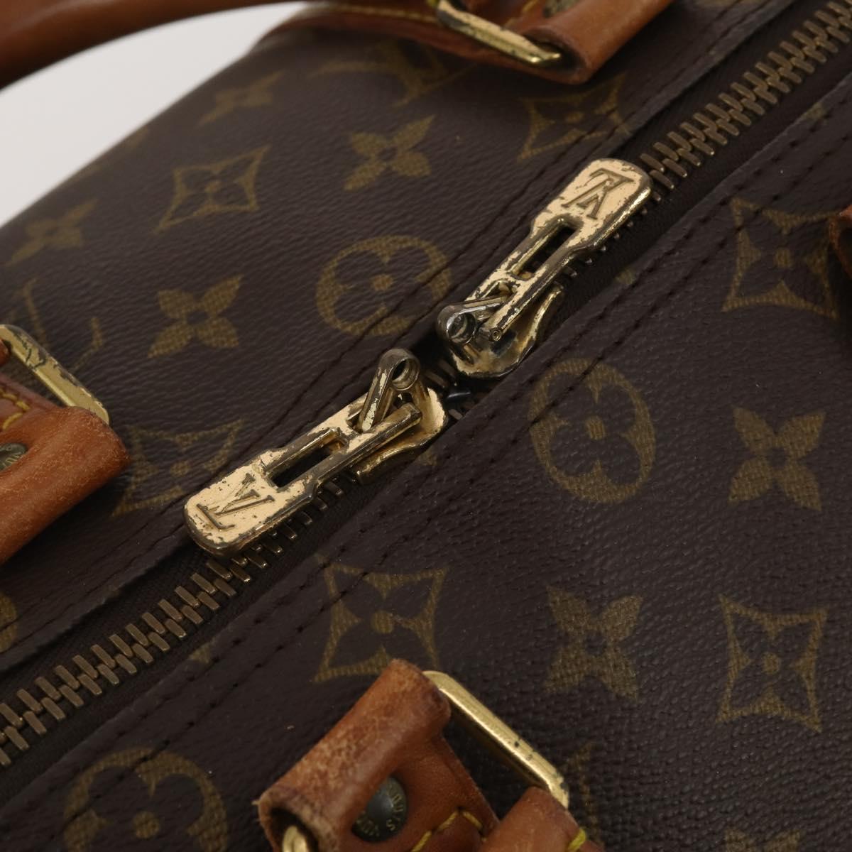LOUIS VUITTON Monogram Keepall Bandouliere 45 Boston Bag M41418 LV Auth 188540