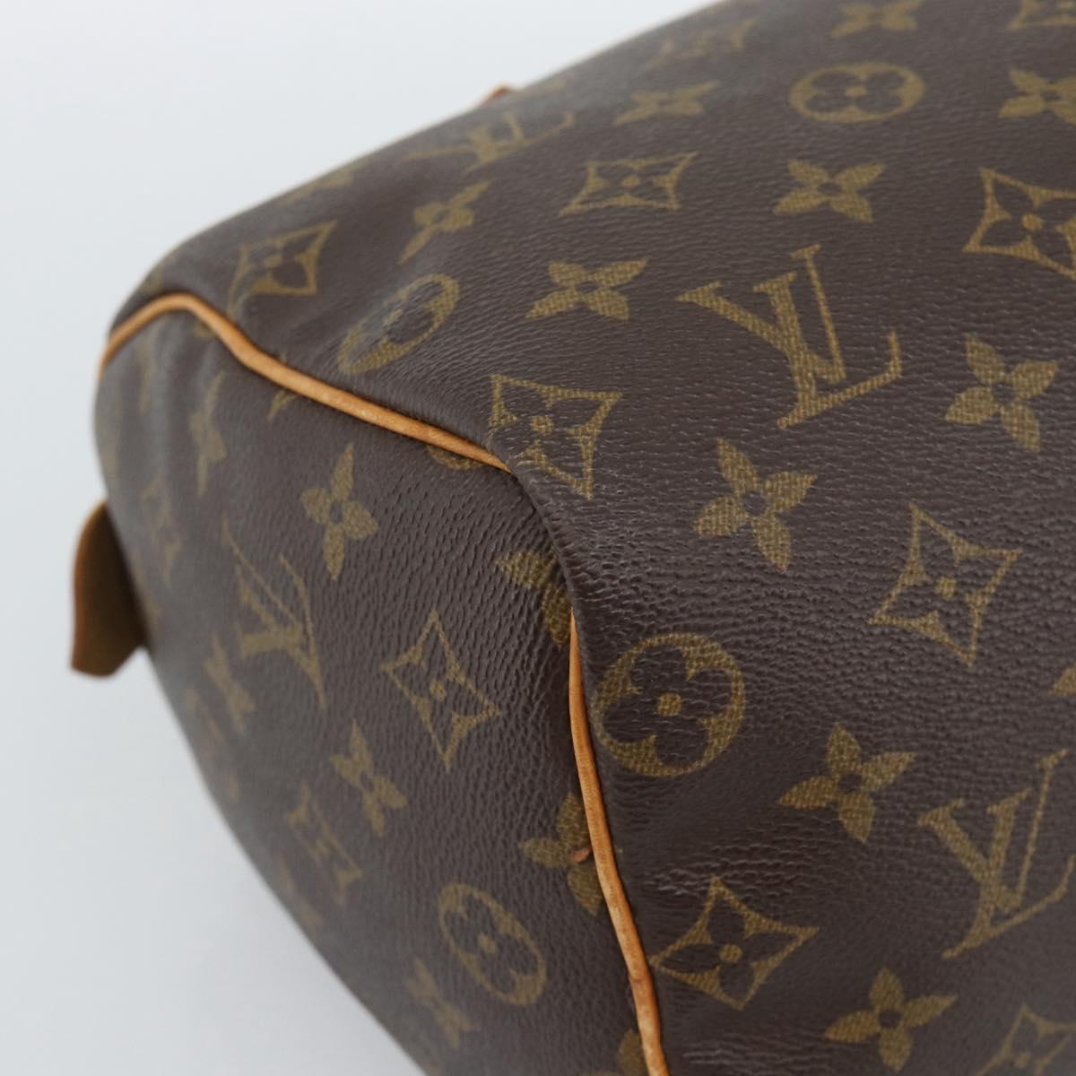 LOUIS VUITTON Monogram Speedy 25 Hand Bag M41528 LV Auth 188551A