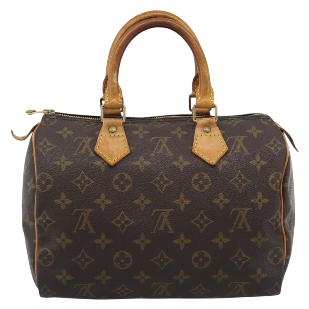 LOUIS VUITTON Monogram Speedy 25 Hand Bag M41528 LV Auth 188551A