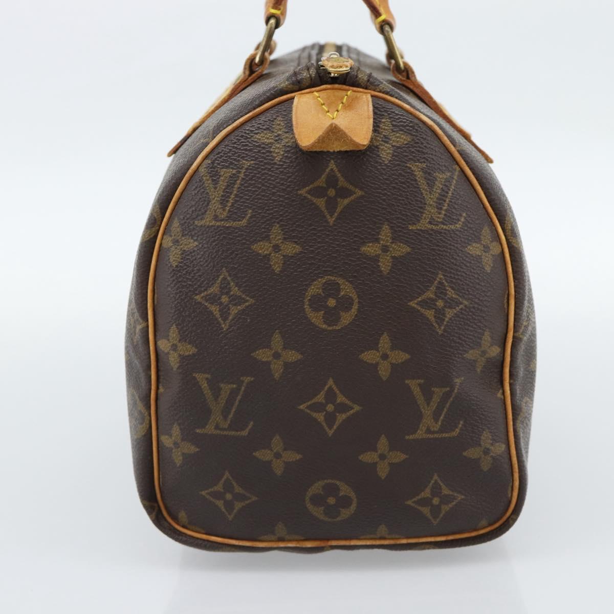 LOUIS VUITTON Monogram Speedy 25 Hand Bag M41528 LV Auth 188551A
