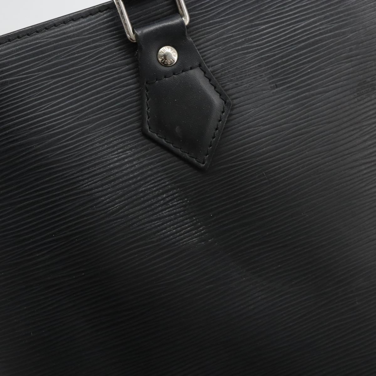 LOUIS VUITTON Epi Sac Plat Hand Bag Black M59082 LV Auth 188561