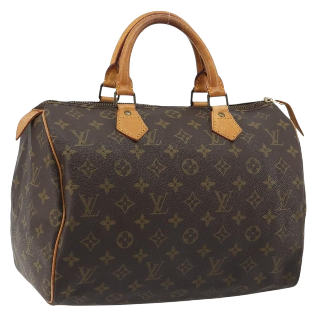 LOUIS VUITTON Monogram Speedy 30 Hand Bag M41526 LV Auth 188563A