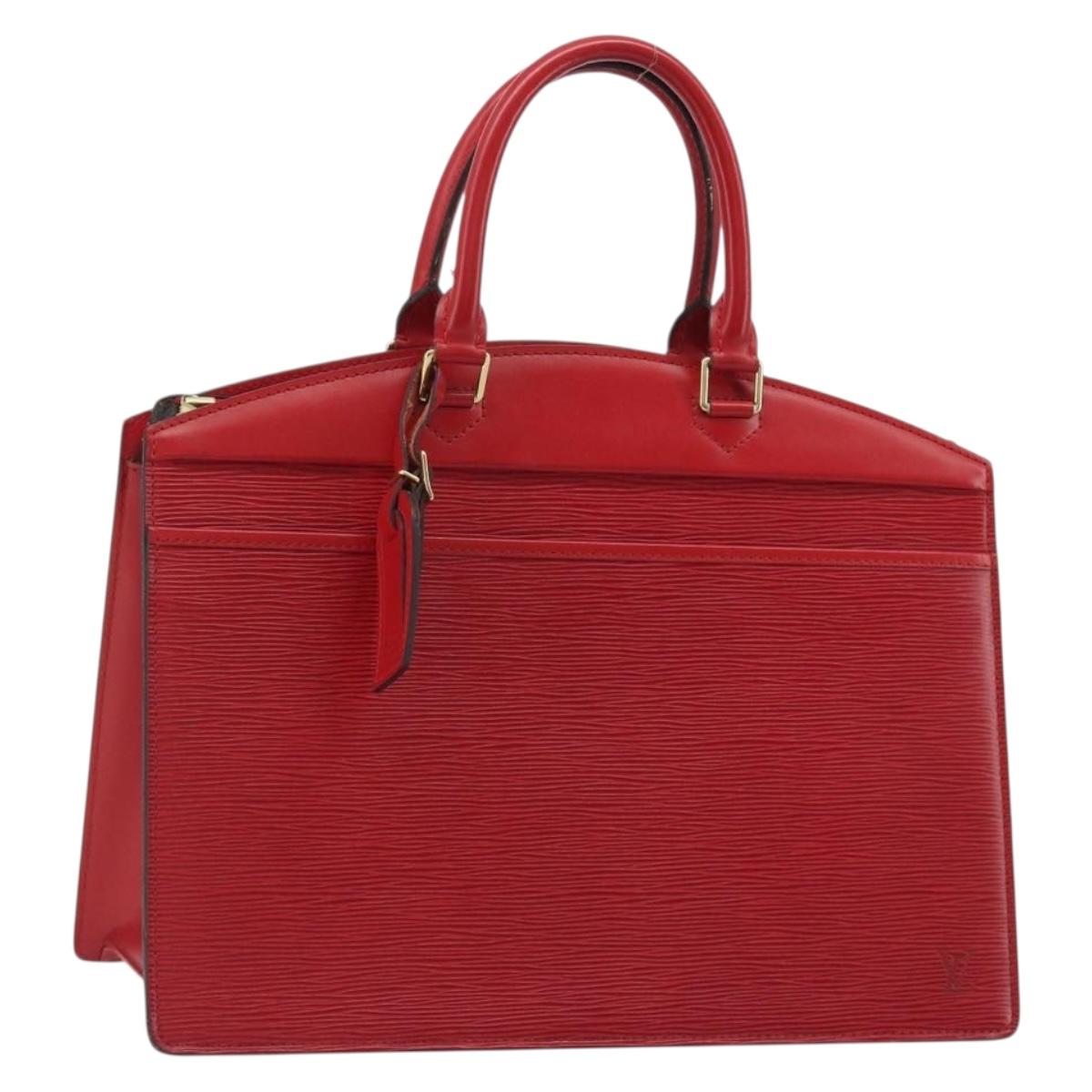 LOUIS VUITTON Epi Riviera Hand Bag Red M48187 LV Auth 188565