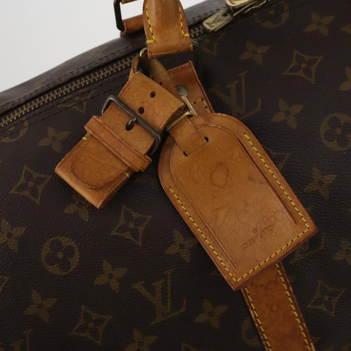 LOUIS VUITTON Monogram Keepall 50 Boston Bag M41426 LV Auth 188566