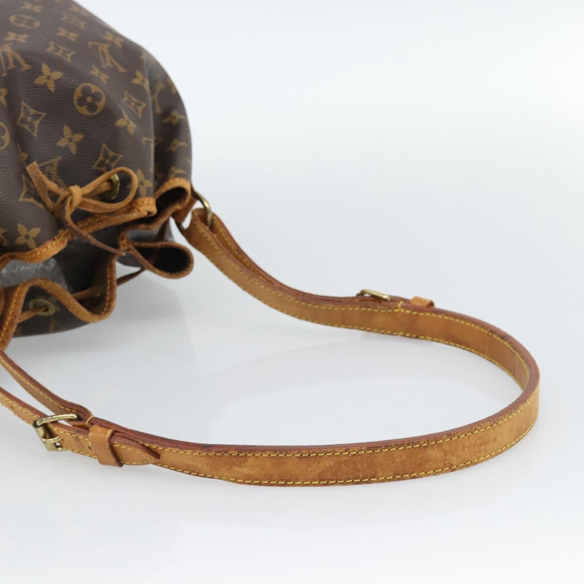 LOUIS VUITTON Monogram Petit Noe Shoulder Bag M42226 LV Auth 188569
