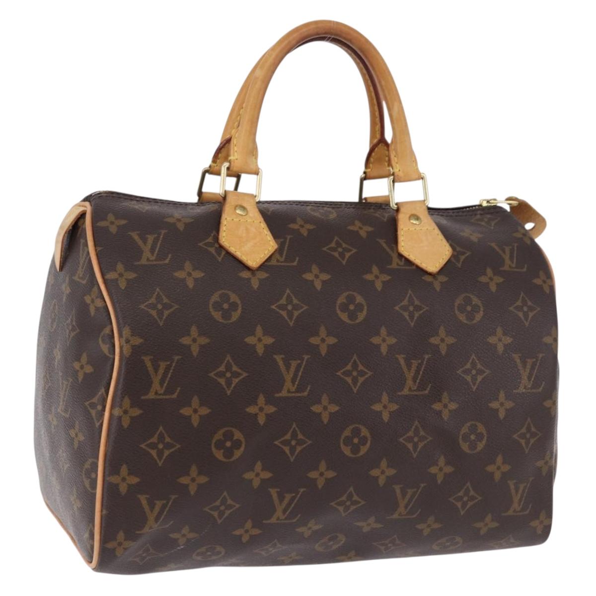 LOUIS VUITTON Monogram Speedy 30 Hand Bag M41526 LV Auth 188575SAV