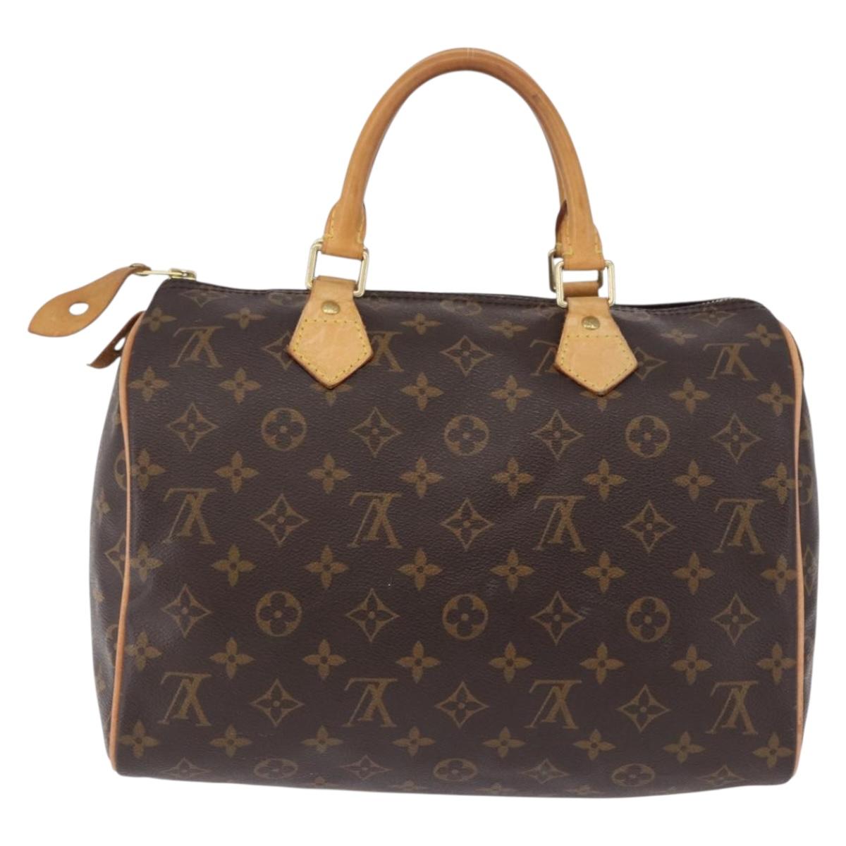 LOUIS VUITTON Monogram Speedy 30 Hand Bag M41526 LV Auth 188575SAV