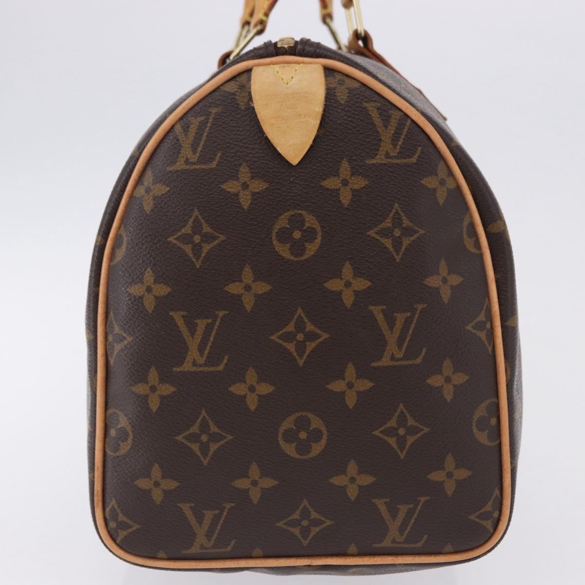 LOUIS VUITTON Monogram Speedy 30 Hand Bag M41526 LV Auth 188575SAV