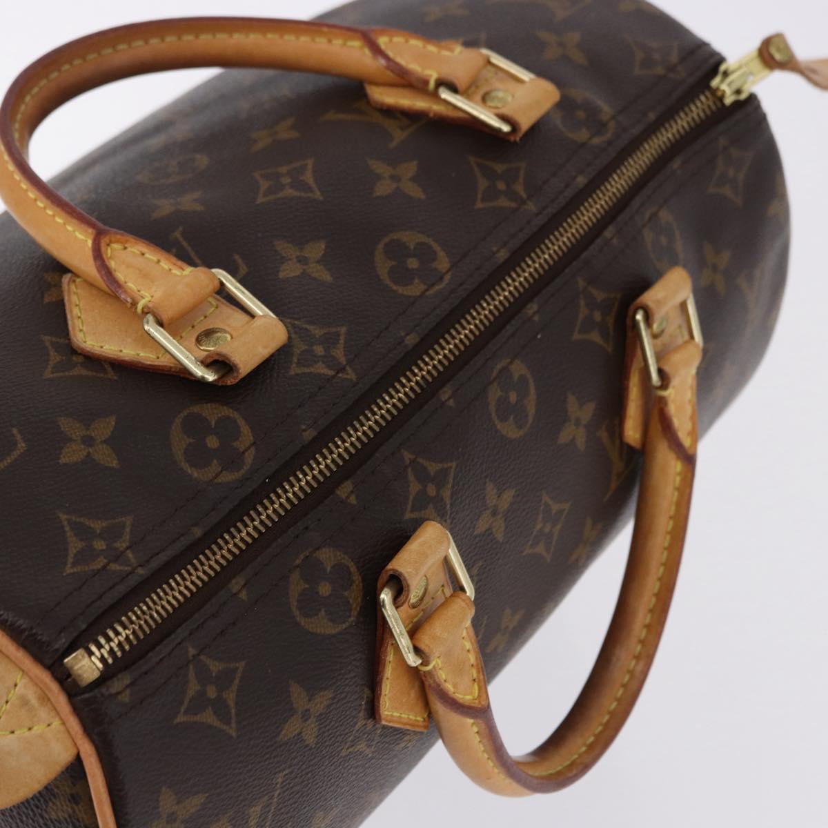 LOUIS VUITTON Monogram Speedy 30 Hand Bag M41526 LV Auth 188575SAV