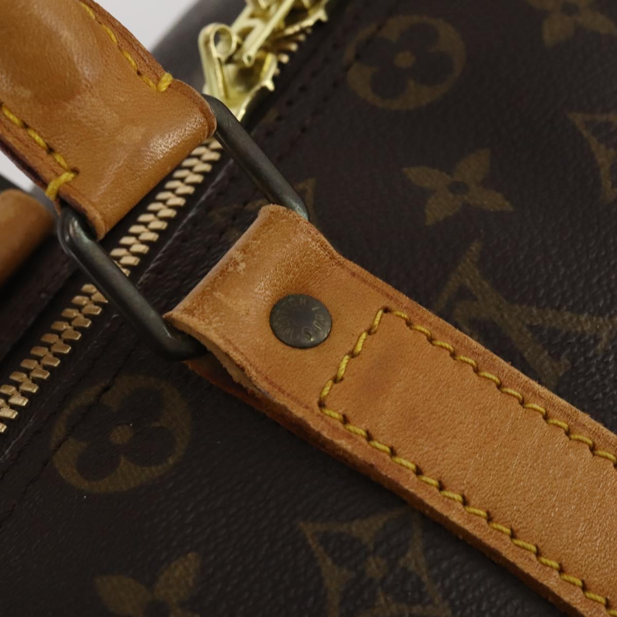 LOUIS VUITTON Monogram Keepall 45 Boston Bag M41428 LV Auth 188576