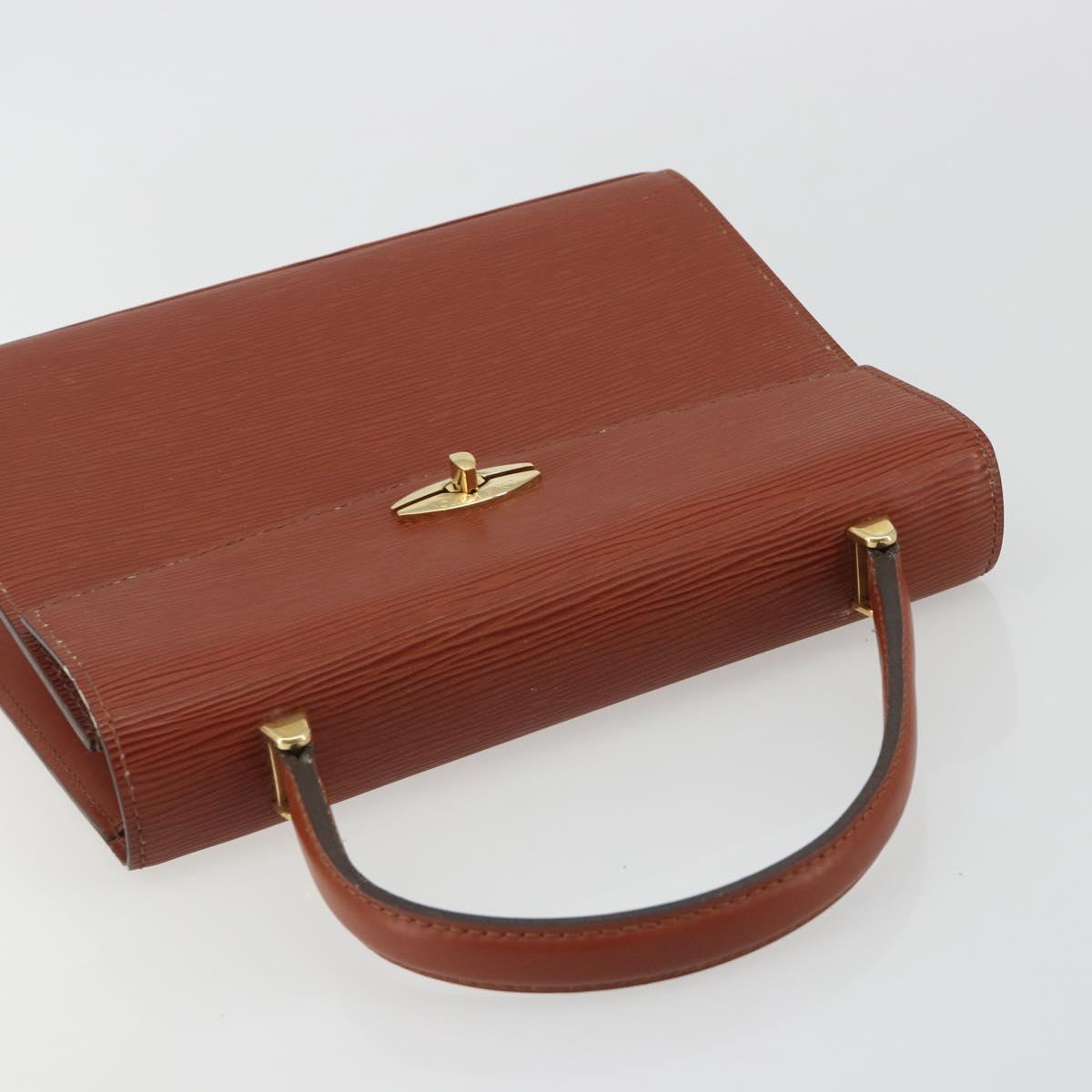 LOUIS VUITTON Epi Malesherbes Hand Bag Brown M52373 LV Auth 188584