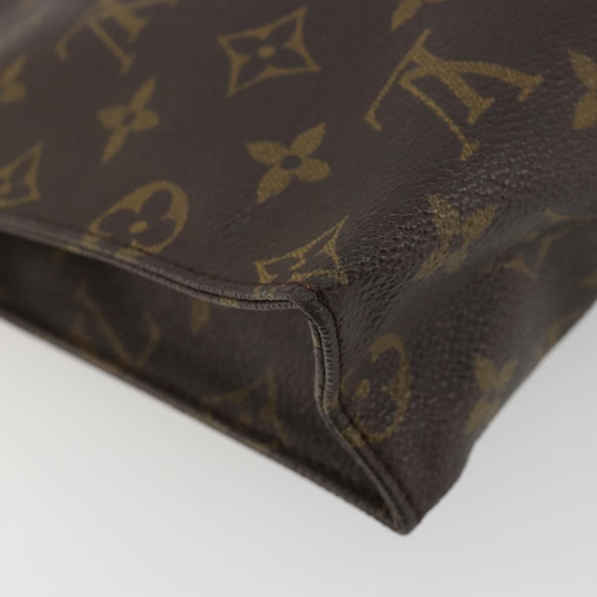 LOUIS VUITTON Monogram Poche Toilette 26 Pouch M47542 LV Auth 188598