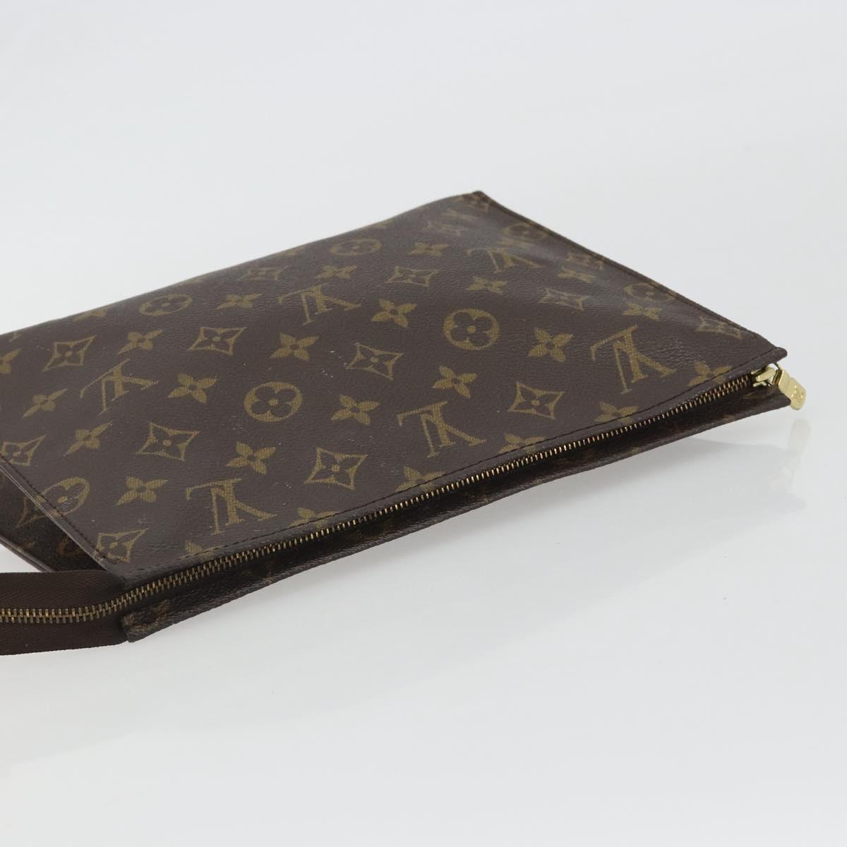 LOUIS VUITTON Monogram Poche Toilette 26 Pouch M47542 LV Auth 188598