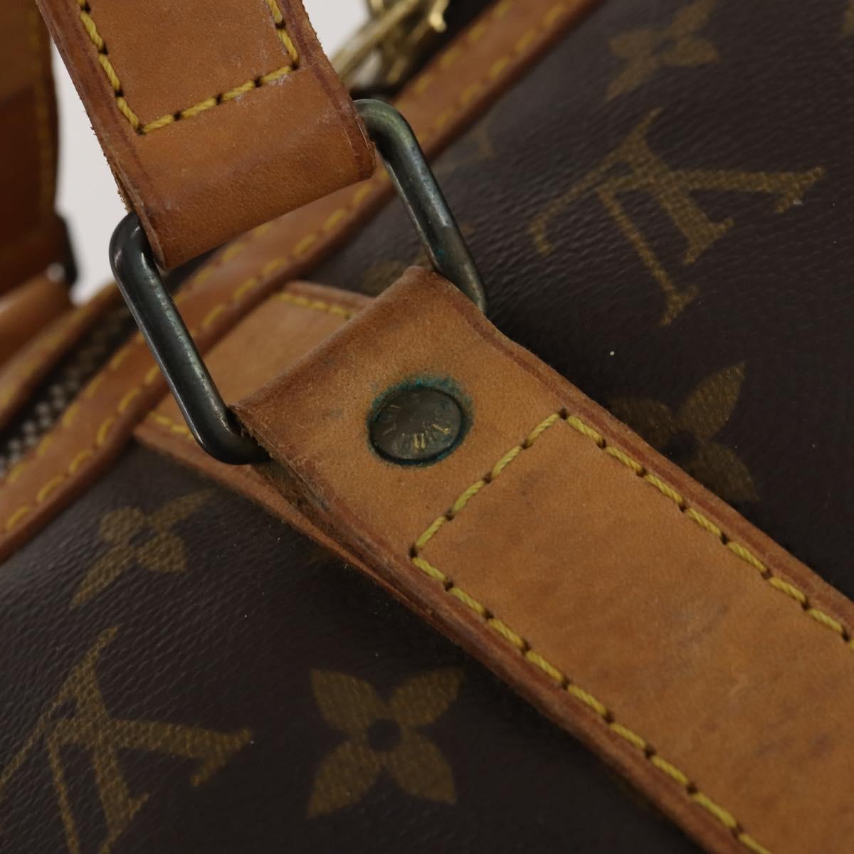 LOUIS VUITTON Monogram Sac Souple 45 Boston Bag M41624 LV Auth 188599