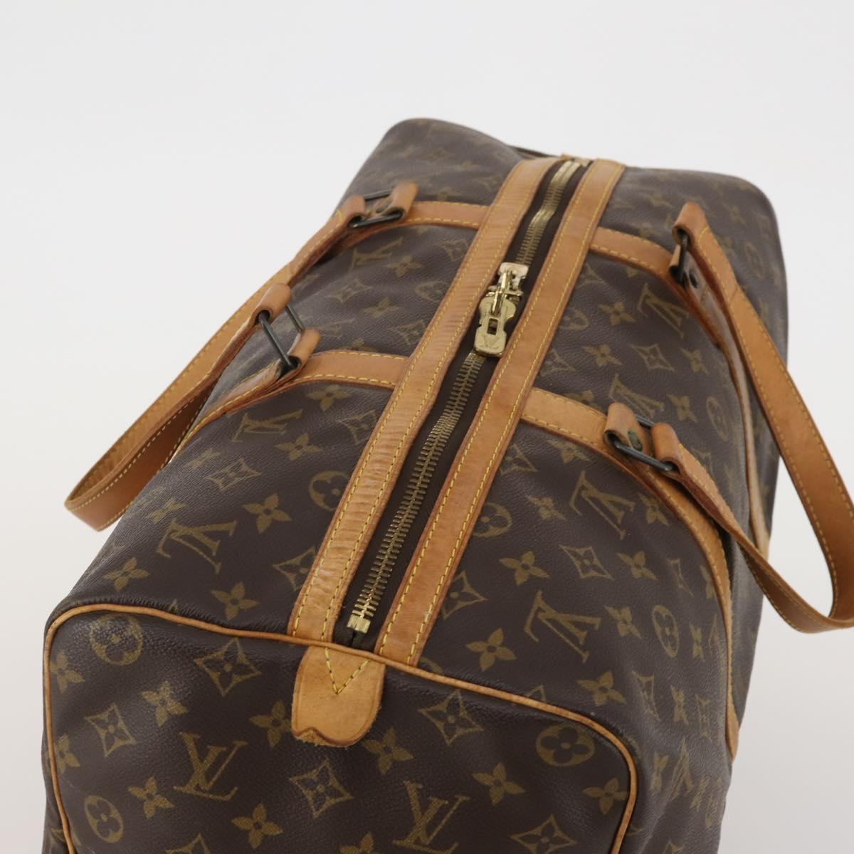LOUIS VUITTON Monogram Sac Souple 45 Boston Bag M41624 LV Auth 188599