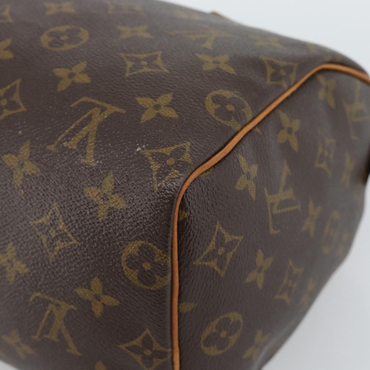 LOUIS VUITTON Monogram Speedy 25 Hand Bag M41528 LV Auth 188603SAV