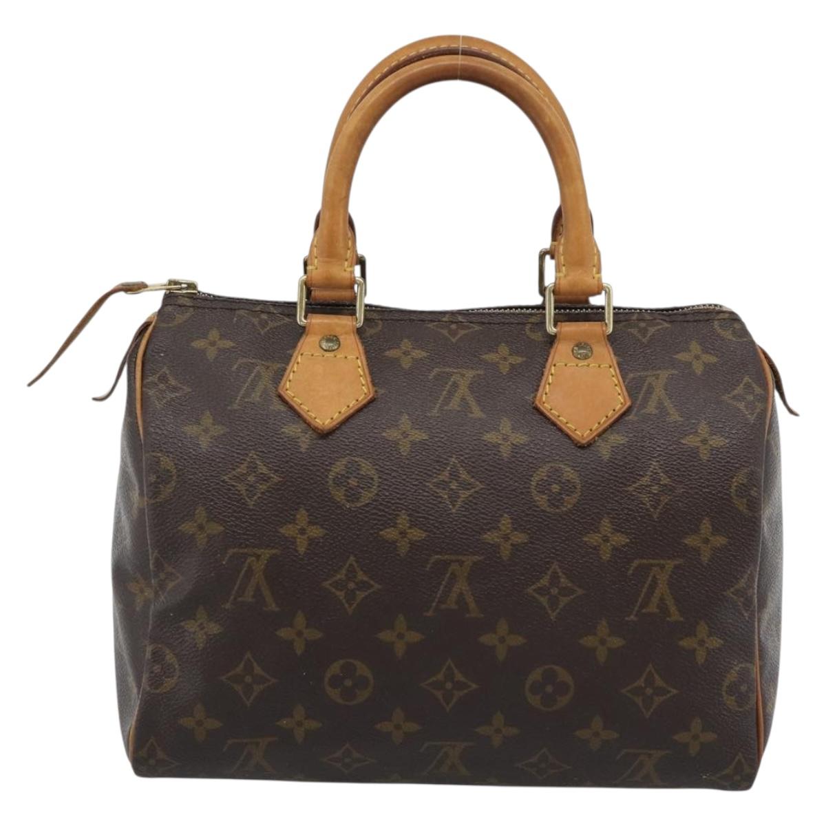 LOUIS VUITTON Monogram Speedy 25 Hand Bag M41528 LV Auth 188603SAV
