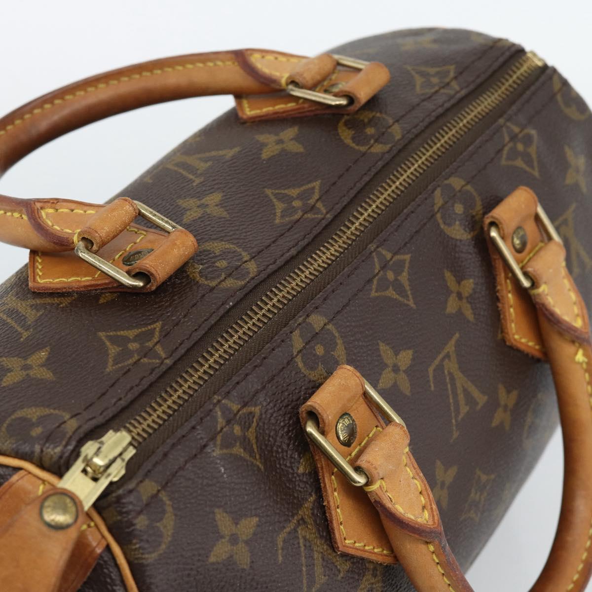 LOUIS VUITTON Monogram Speedy 25 Hand Bag M41528 LV Auth 188603SAV