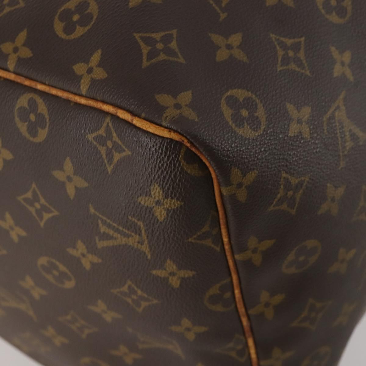 LOUIS VUITTON Monogram Keepall 60 Boston Bag M41422 LV Auth 188608