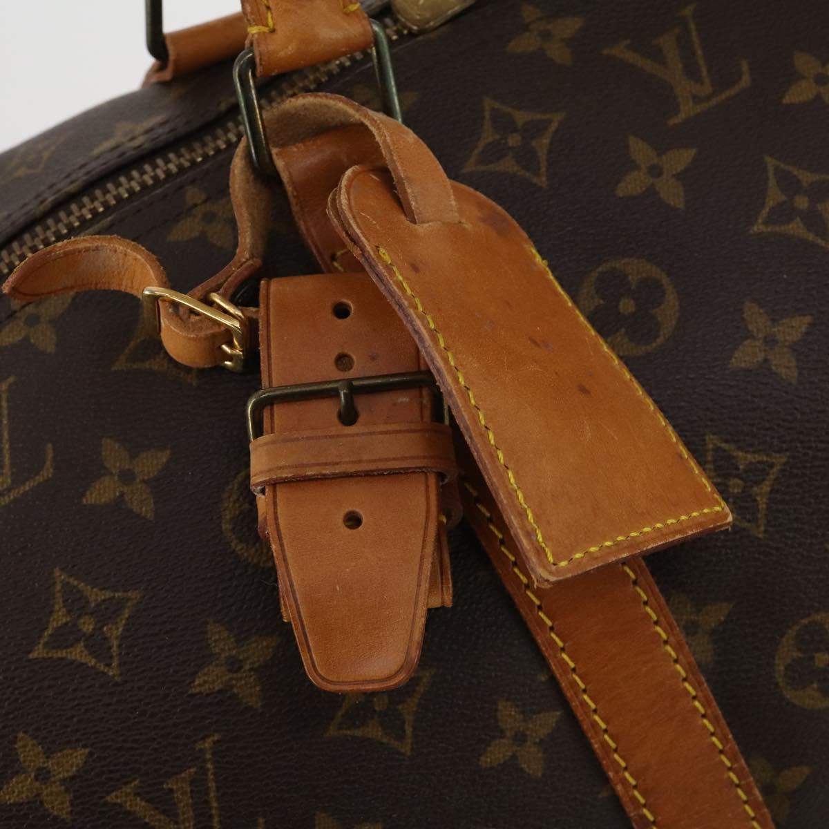 LOUIS VUITTON Monogram Keepall 60 Boston Bag M41422 LV Auth 188608