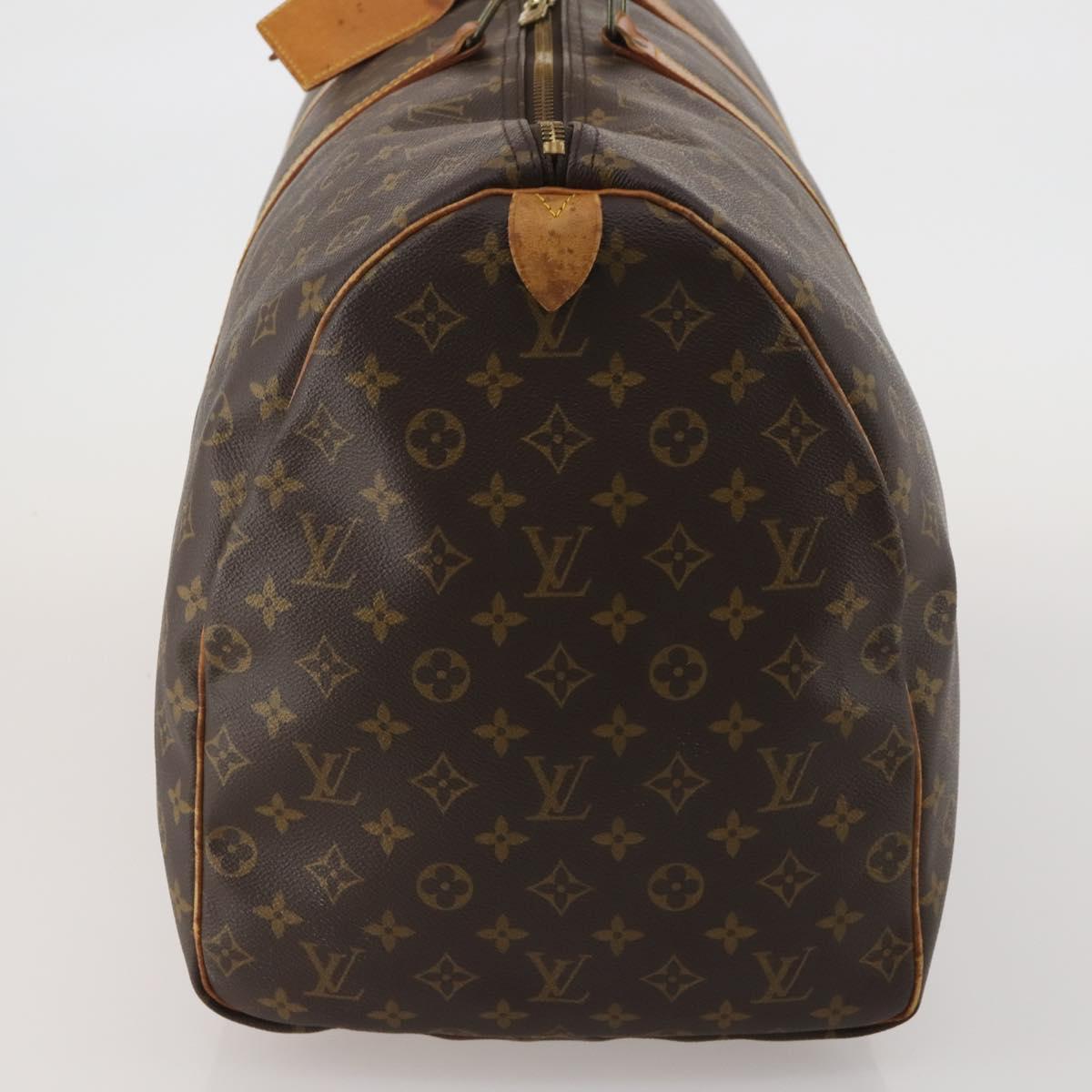 LOUIS VUITTON Monogram Keepall 60 Boston Bag M41422 LV Auth 188608