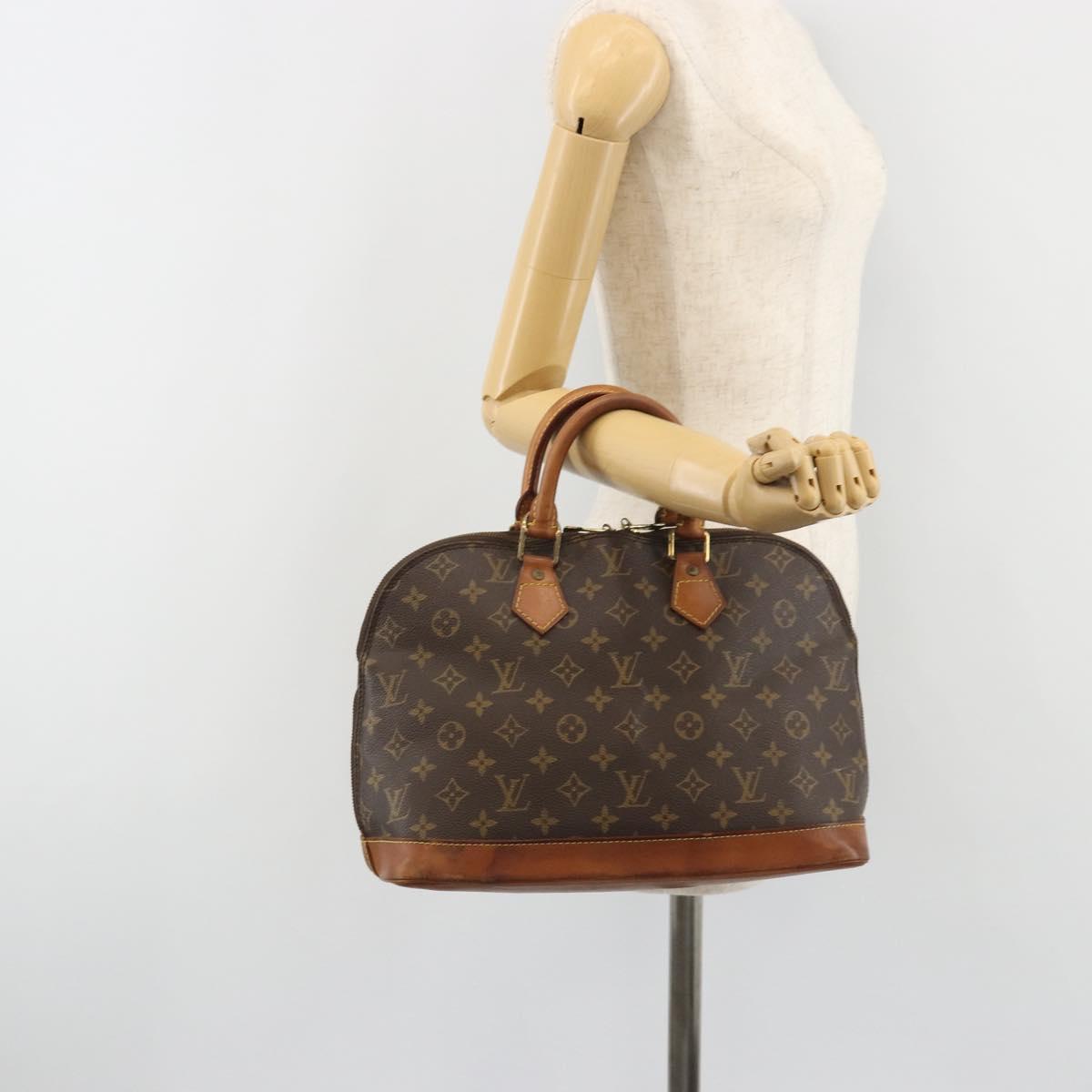 LOUIS VUITTON Monogram Alma Hand Bag M51130 LV Auth 188616