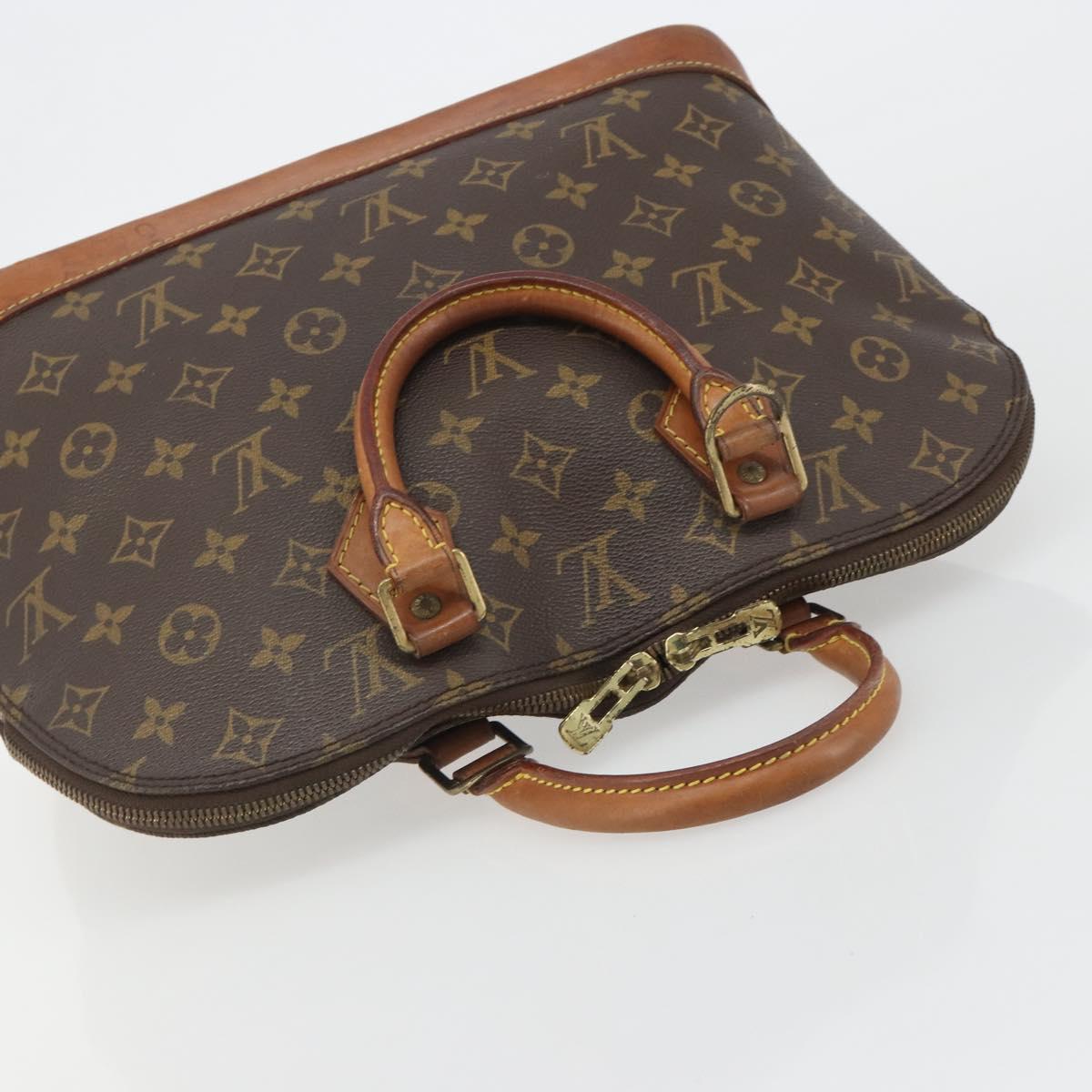 LOUIS VUITTON Monogram Alma Hand Bag M51130 LV Auth 188616