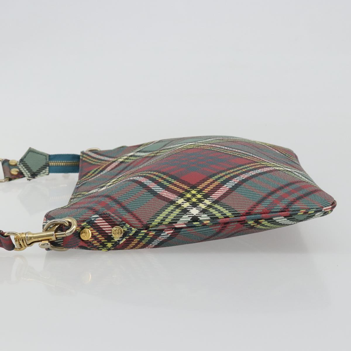 Vivienne Westwood Shoulder Bag PVC Leather Multicolor Gold Auth 188620A