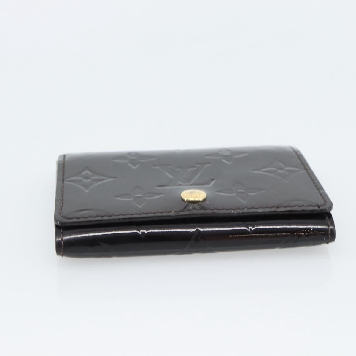 LOUIS VUITTON Vernis Anvelop Cult De Vuitto Case Amarante M91409 Auth 188631