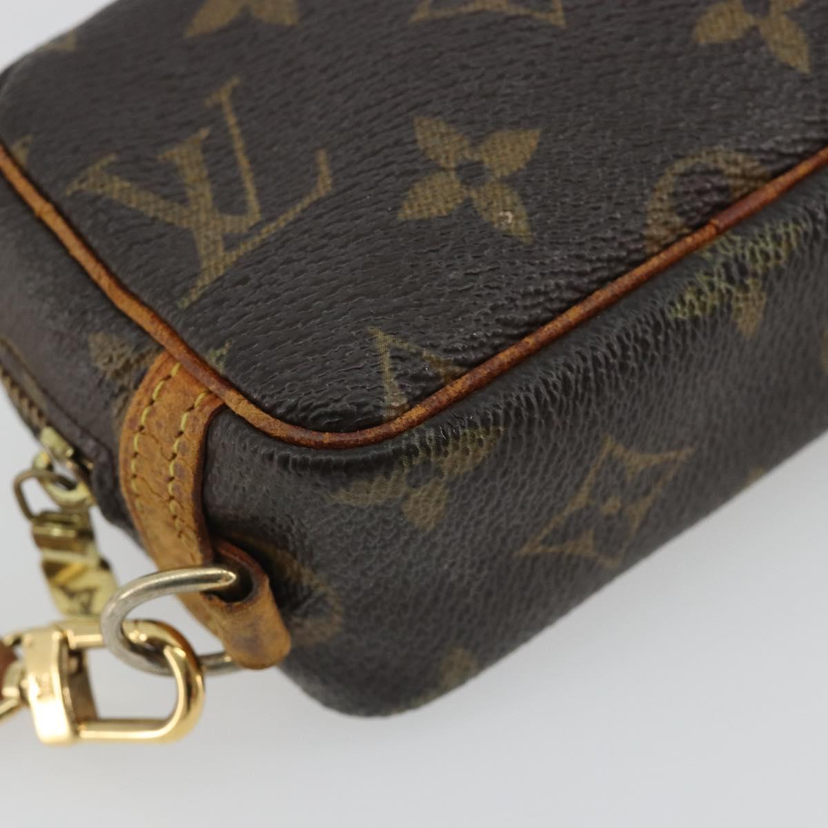 LOUIS VUITTON Monogram Trousse Wapity Pouch M58030 LV Auth 188650