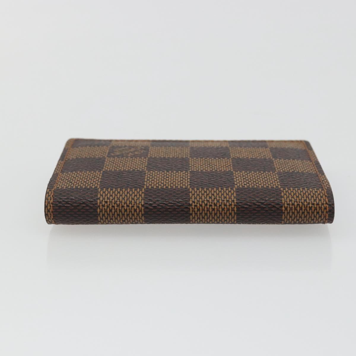 LOUIS VUITTON Damier Ebene Anvelop Cult De Vuitto Card Case N62920 Auth 188651A
