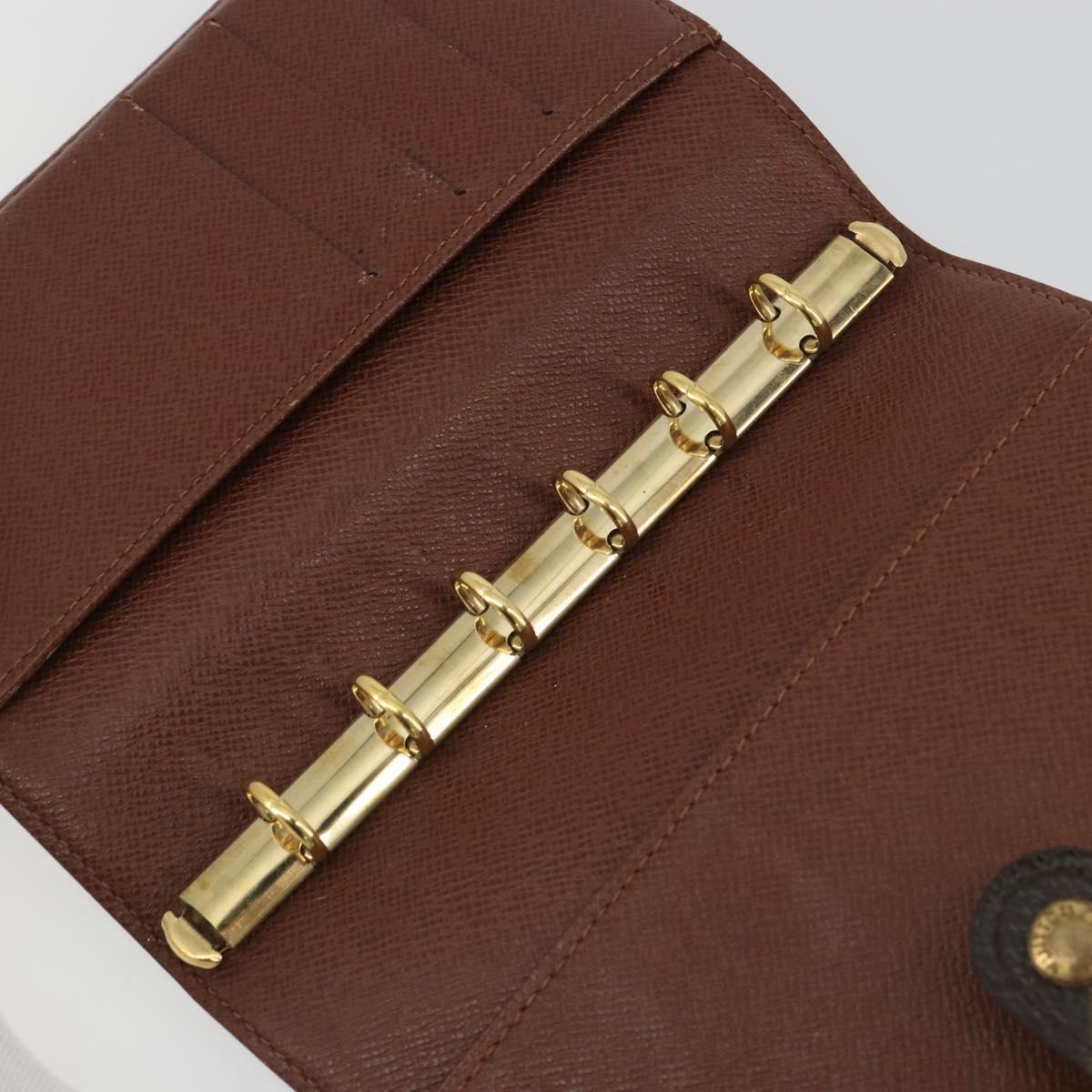 LOUIS VUITTON Monogram Agenda PM Day Planner Cover R20005 LV Auth 188653A