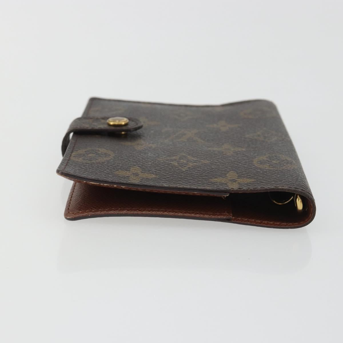 LOUIS VUITTON Monogram Agenda PM Day Planner Cover R20005 LV Auth 188653A