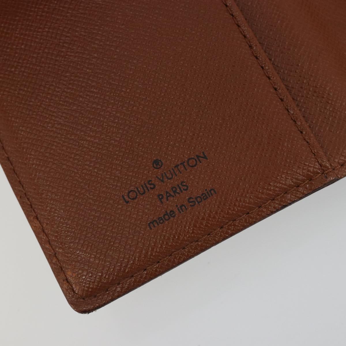 LOUIS VUITTON Monogram Agenda PM Day Planner Cover R20005 LV Auth 188655A