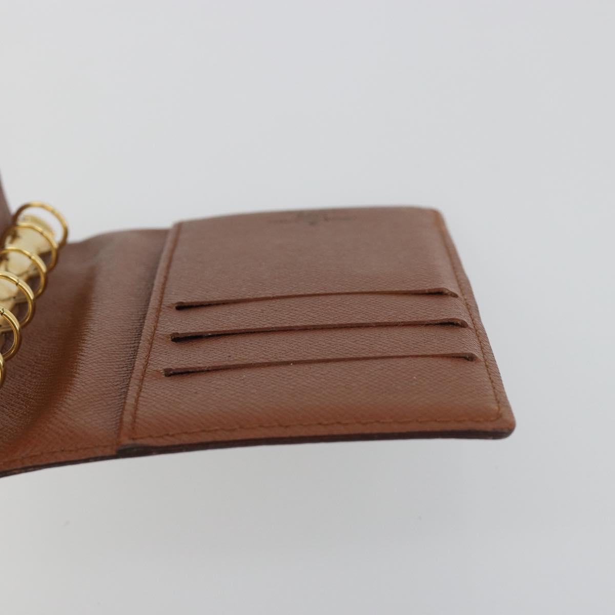 LOUIS VUITTON Monogram Agenda PM Day Planner Cover R20005 LV Auth 188655A
