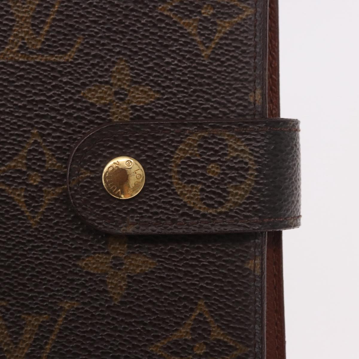 LOUIS VUITTON Monogram Porto Papie Zip Wallet M61207 LV Auth 188656A