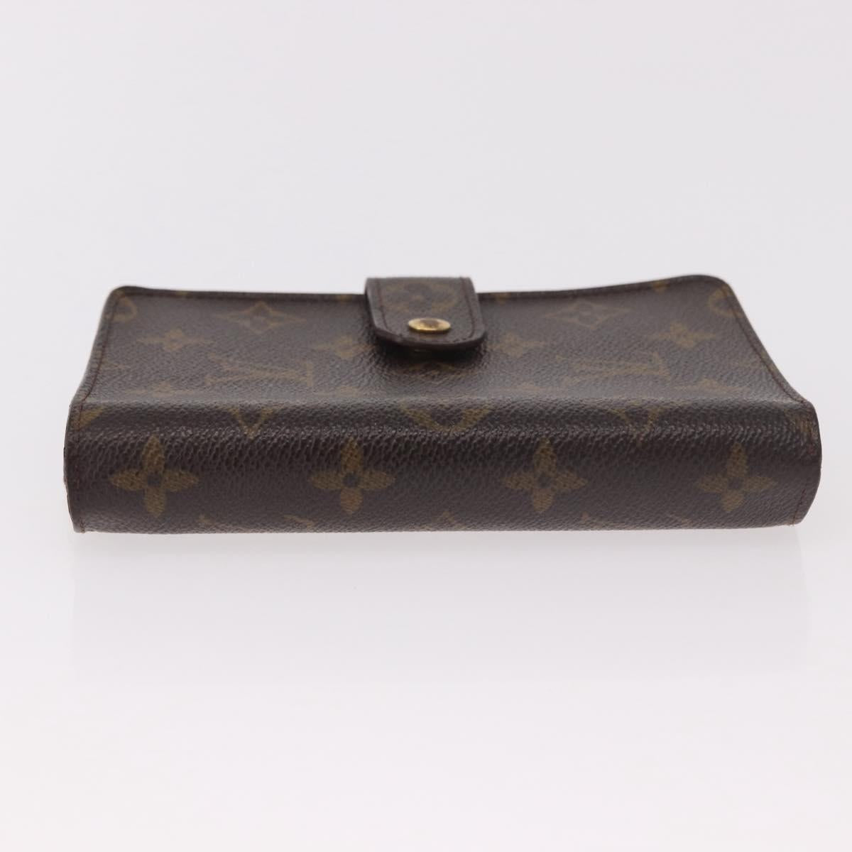 LOUIS VUITTON Monogram Porto Papie Zip Wallet M61207 LV Auth 188656A
