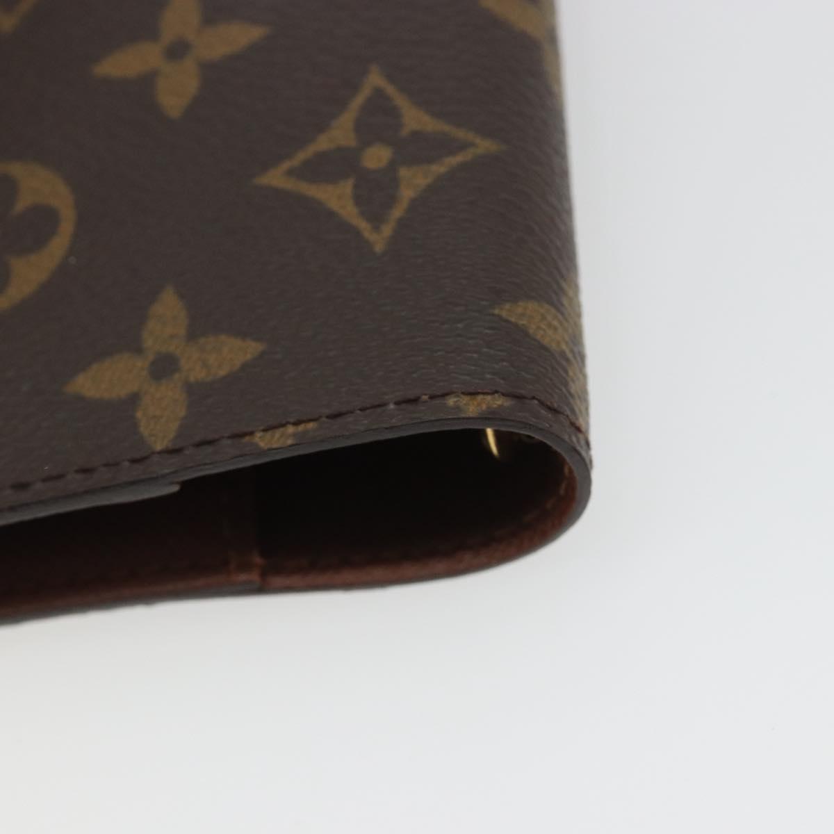 LOUIS VUITTON Monogram Agenda PM Day Planner Cover R20005 LV Auth 188657A